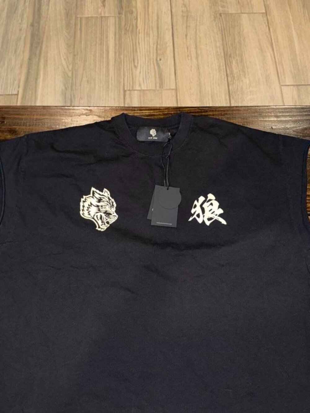 Darc Sport Bushido Collab Black Grunge Cut Off tee